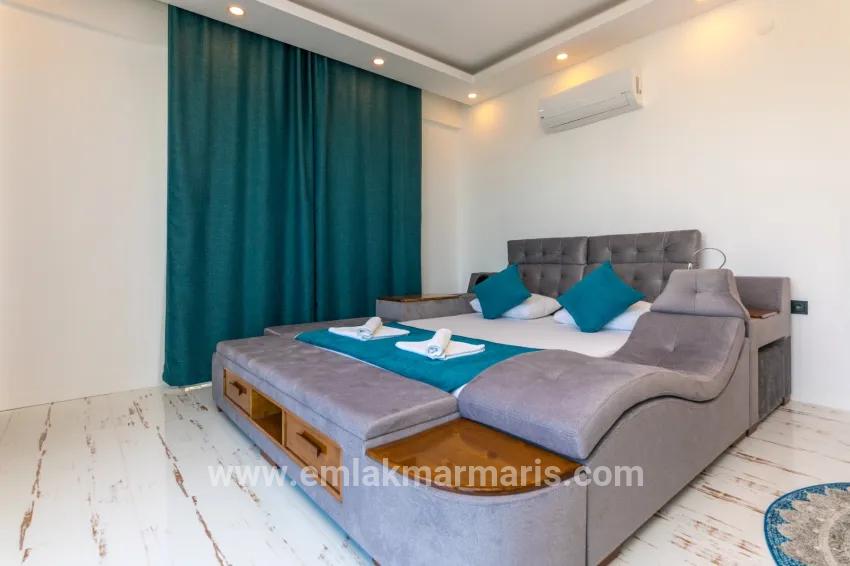 In Faralya eine Villa mit Meeresblick