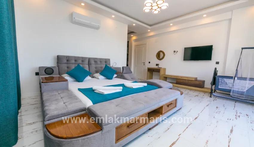 In Faralya eine Villa mit Meeresblick