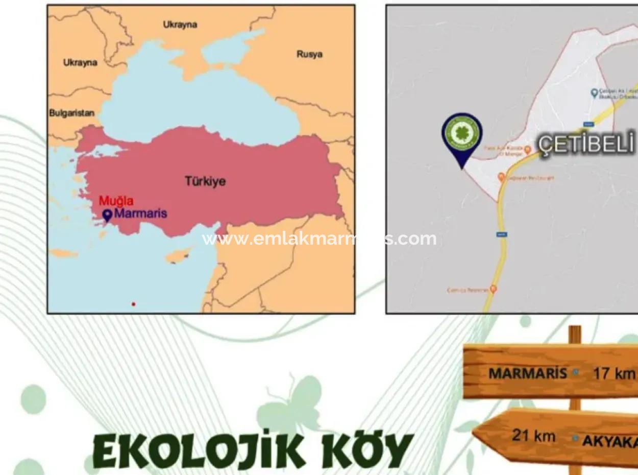 Unsere Ökologische Villa Mit Freistehendem Pool Steht 15 Km Von Marmaris Entfernt Zum Verkauf.