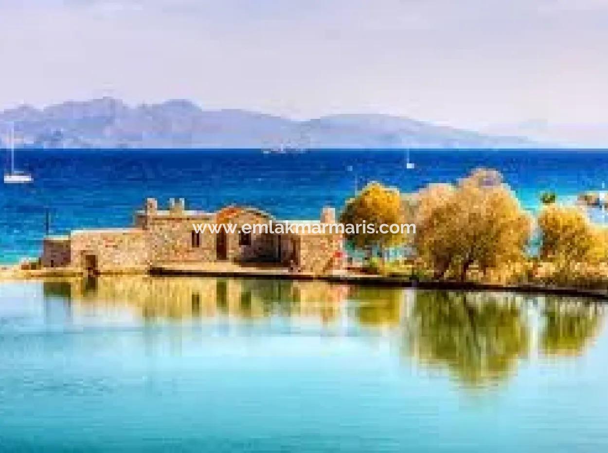 Grundstück Zum Verkauf Geeignet Für Den Bau Eines Hotels Am Meer Mit 10000M2 Tourismus Zonierung An Der Küste In The District Of Datca