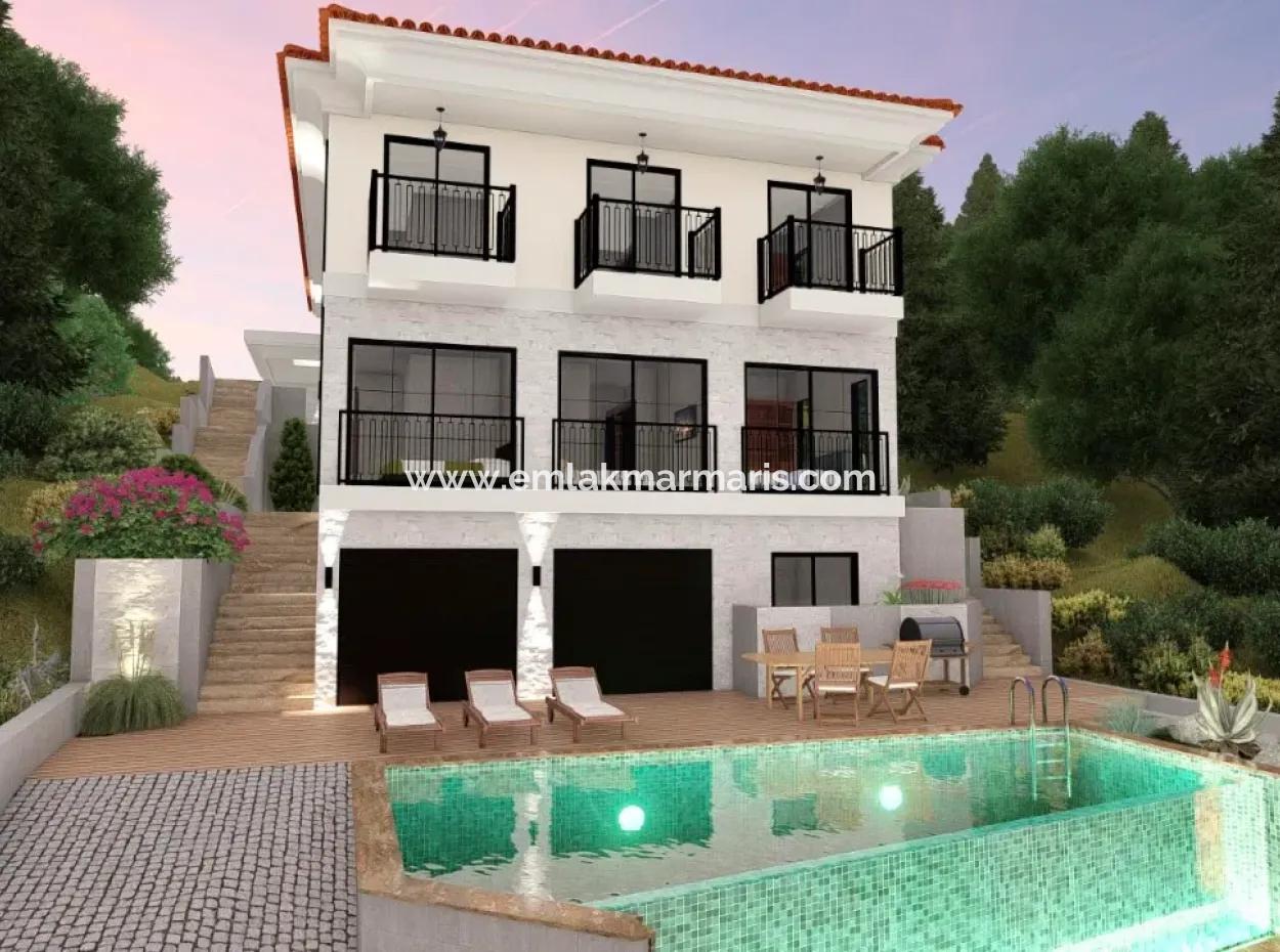 Boutique-Hotel Zum Verkauf Mit 20 Zimmern Infinity-Pool Mit Waldblick In Atakoy, 7 Km Von Akyaka, Mugla