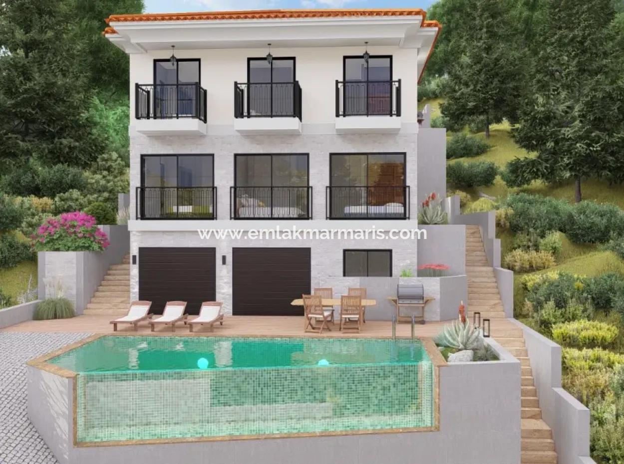 Boutique-Hotel Zum Verkauf Mit 20 Zimmern Infinity-Pool Mit Waldblick In Atakoy, 7 Km Von Akyaka, Mugla