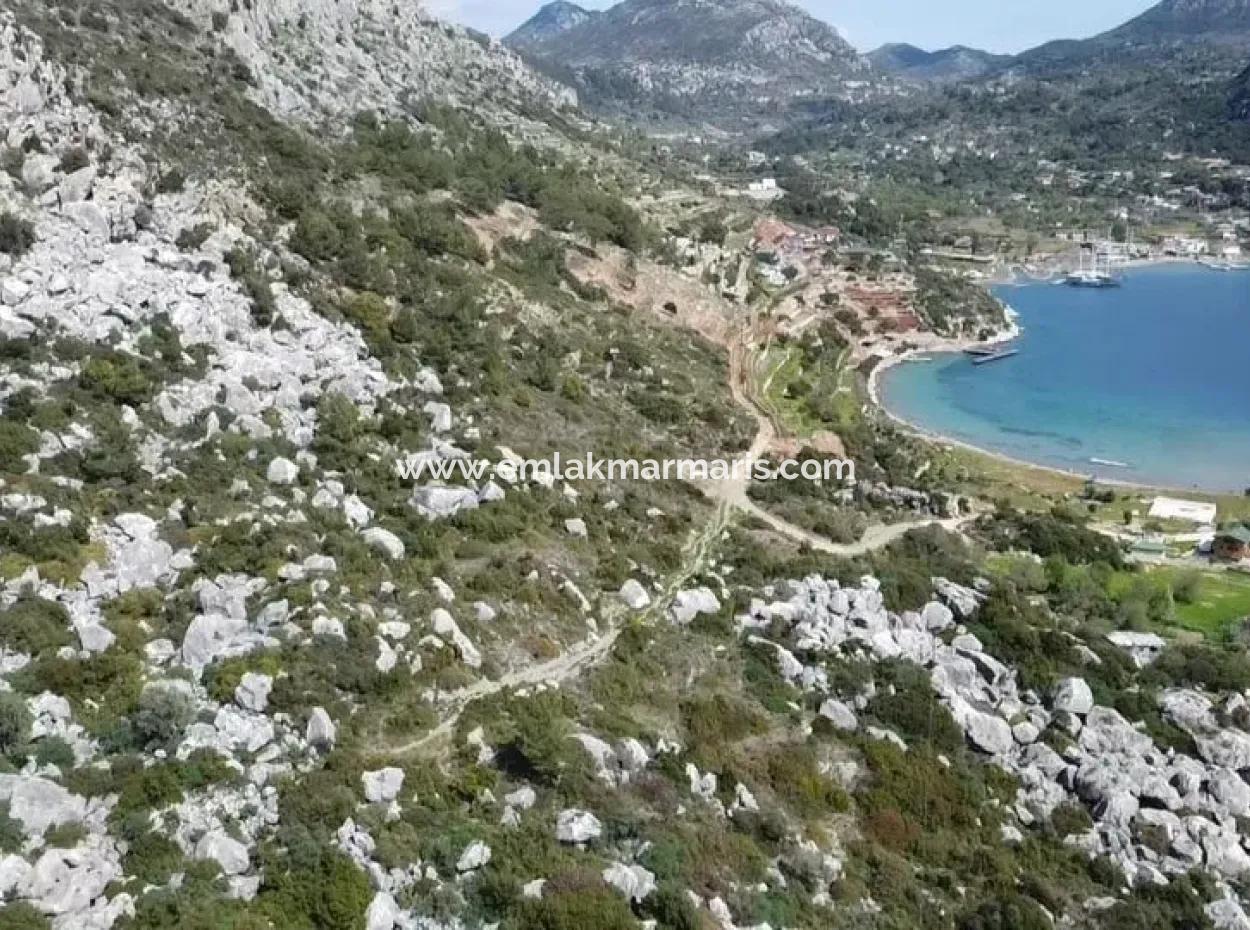 Feld Zum Verkauf Im Dorf Marmaris Söğüt Mit 500 M2 Meerblick 20 Meter Zum Meer