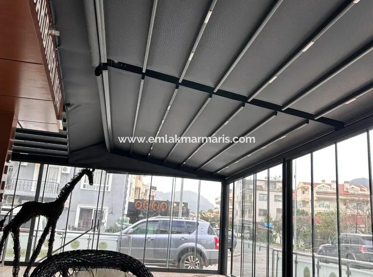 Im Zentrum Von Marmaris, 128 M2 Erdgeschoss Und 30 M2 Erdgeschoss, 2 Ecken Der Eigentumsurkunde Mit Einer Unteren Etage, Notverkaufslager Für Jede Arbeit Geeignet