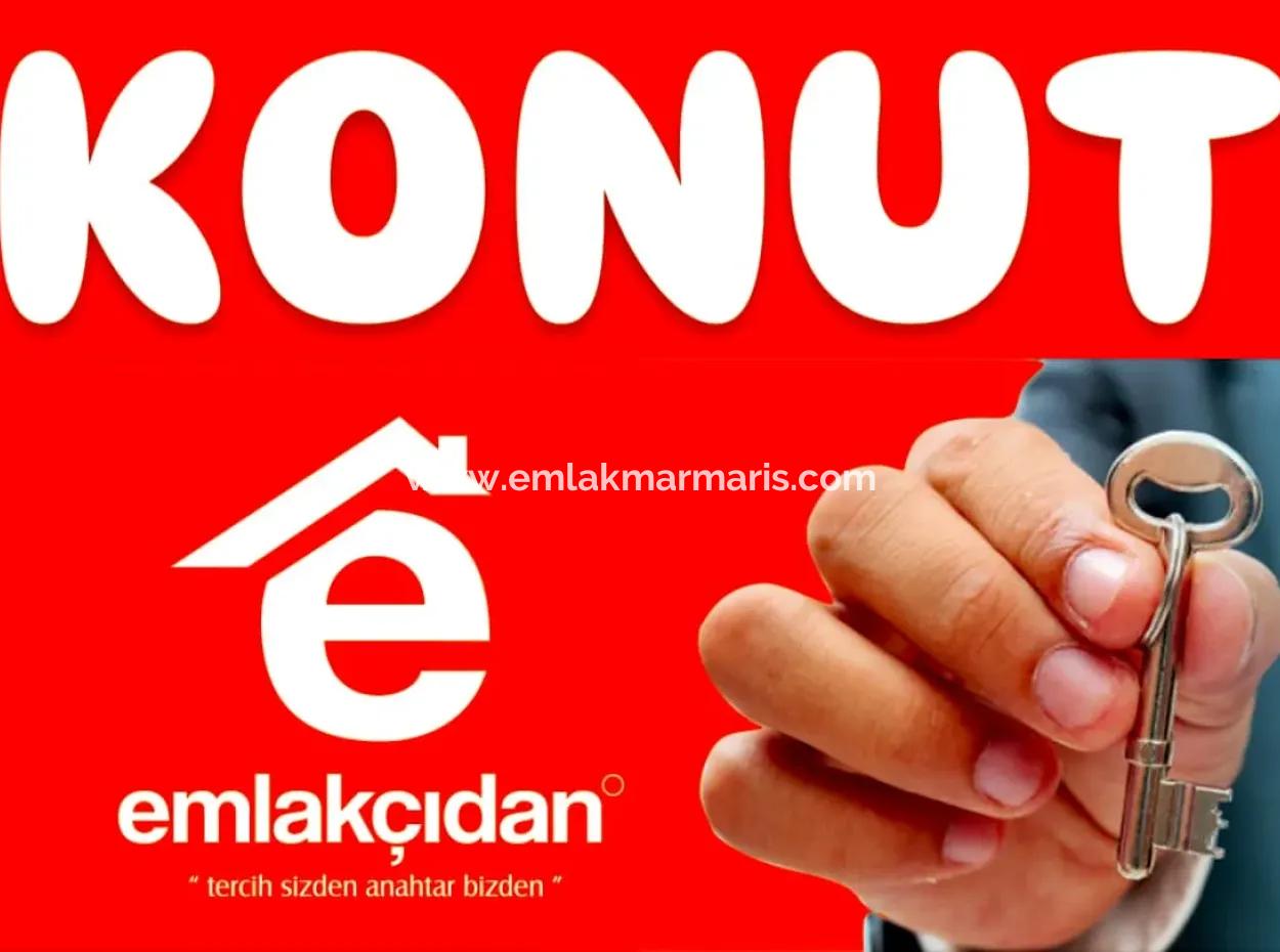 Marmaris Çetibeli 3 Zimmer 1 Wohnzimmer Offene Kleine Villa Zum Verkauf Mit Einem Komplett Freistehenden Pool Auf Einem 400M2 Großen Grundstück