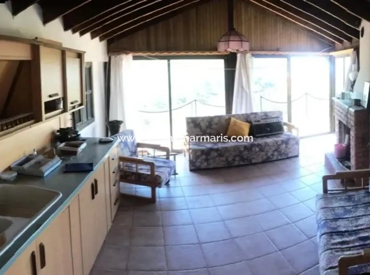 Stein Villa Mit Pool, 8 Zimmer, 740M2-Grundstück Zum Verkauf In Gökova Region