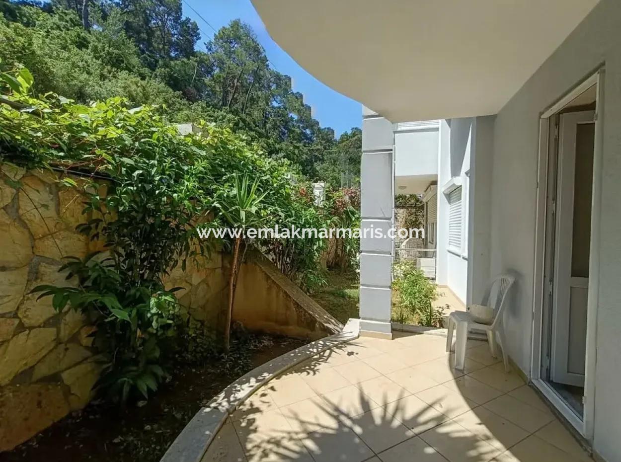 3 1 Garten-Maisonette-Wohnung Zum Verkauf In Beldibi Im Stadtteil Marmaris In Einem Komplex Mit Blick Auf Die Natur Swimmingpool
