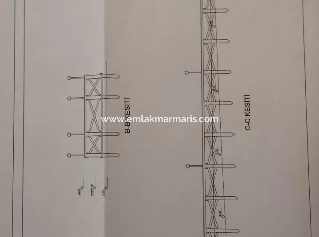 Das Land Zum Verkauf Von Marmaris In Der Nähe Des Meeres Grundstück Hotels, Marina, Yacht Club Land 4000 M2