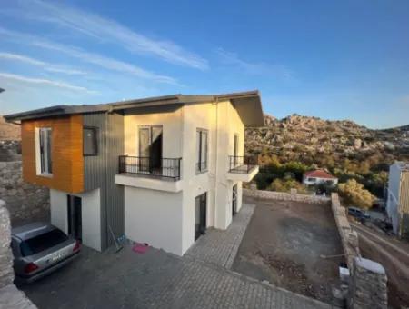 Villa Zum Verkauf In Marmaris Bozburun Nachbarschaft Mit Meerblick, Freistehendem Garten, Parkplatz