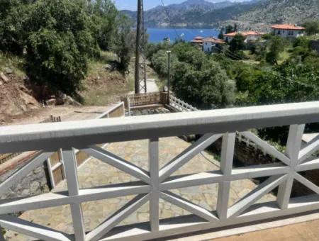 3 Zimmer 1 Wohnzimmer 140M2 2 Villen Zum Verkauf Mit Pool Mit Herrlichem Meerblick Im Viertel Selimiye Im Bezirk Marmaris