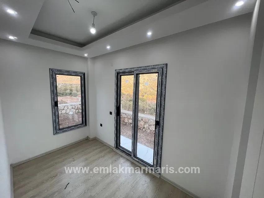 In the Marmaris Bozburun neighbourhood, a magnificent sea view 4+1 zero 170 m2 for sale villa