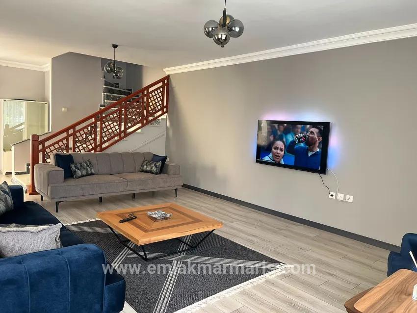 3+1 Bedroom Detached house For rent in Kemeraltı Nbh. Marmaris - 200 m²