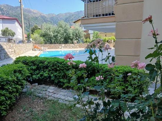 Detached Entrance Pool In the Complex 2+1 For Sale Duplex Apartment İçmeler