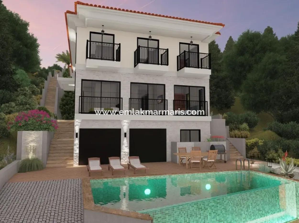 Boutique Hotel For Sale With 20 Rooms Infinity Pool With Forest View In Atakoy, 7 Km From Akyaka, Mugla