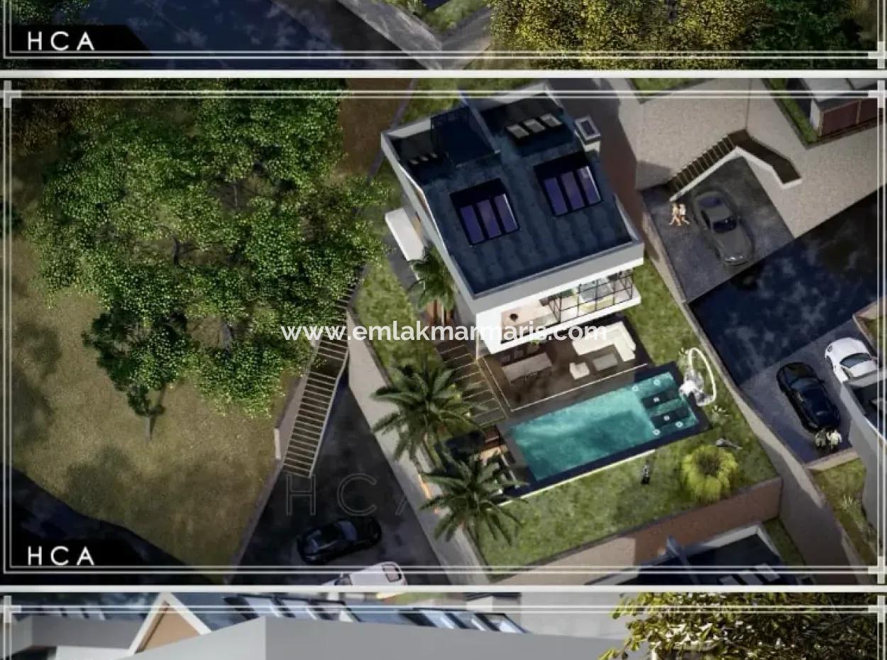 3200M2 Land With Sea View For Sale Suitable For The Construction Of 6 Villas In Turunc Bay In Marmaris