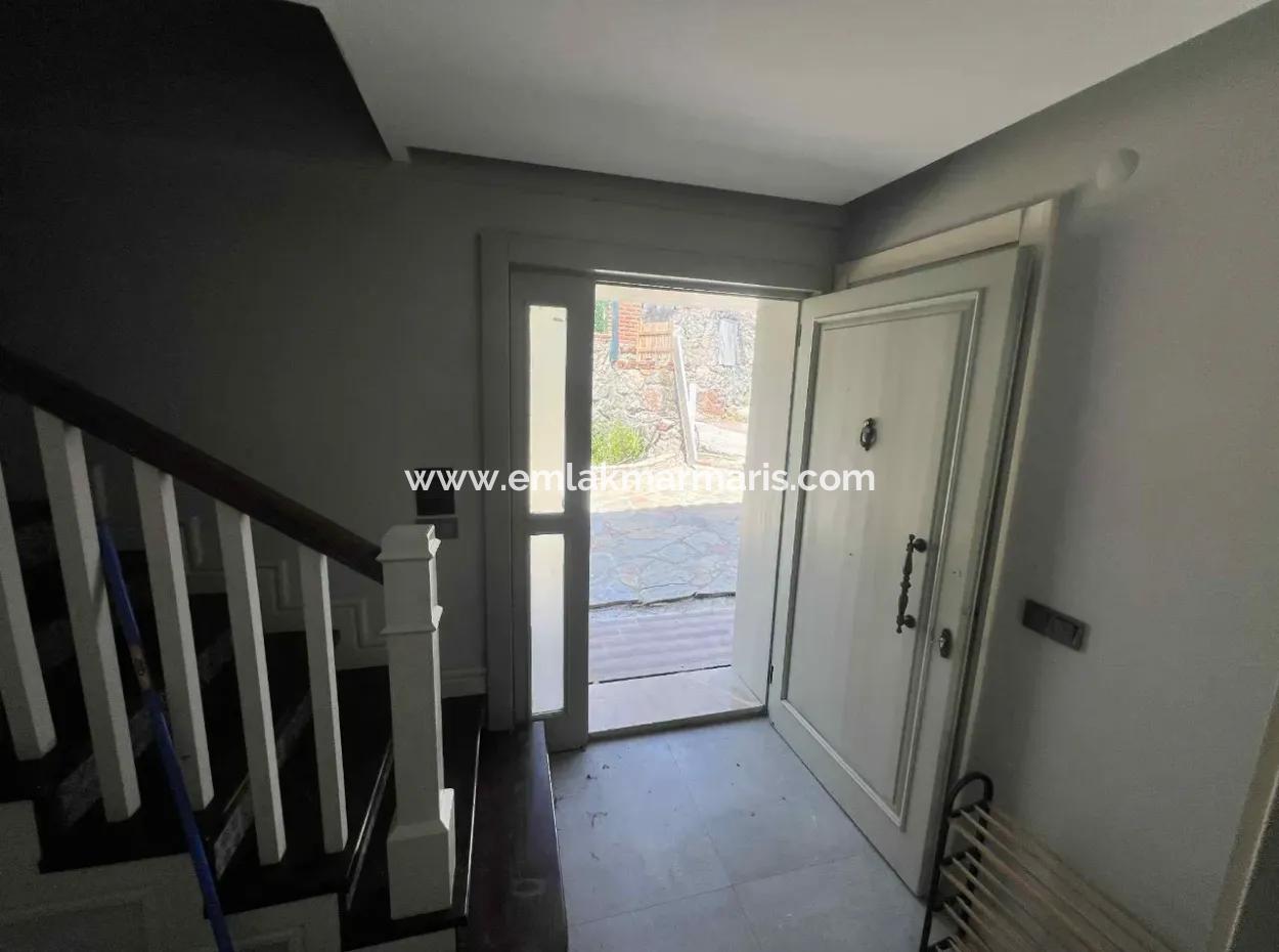 3 Rooms 1 Living Room 140M2 2 Villas For Sale With Swimming Pool With Magnificent Sea View In Selimiye Neighborhood Of Marmaris District