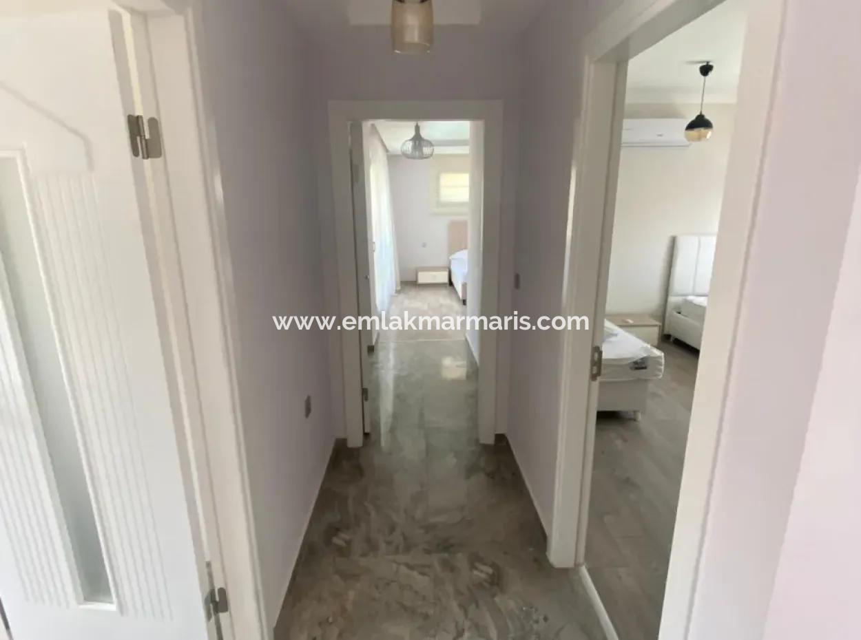 Marmaris Çamdibi 5 1 Fully Detached Pool Furnished Triplex Villa For Rent