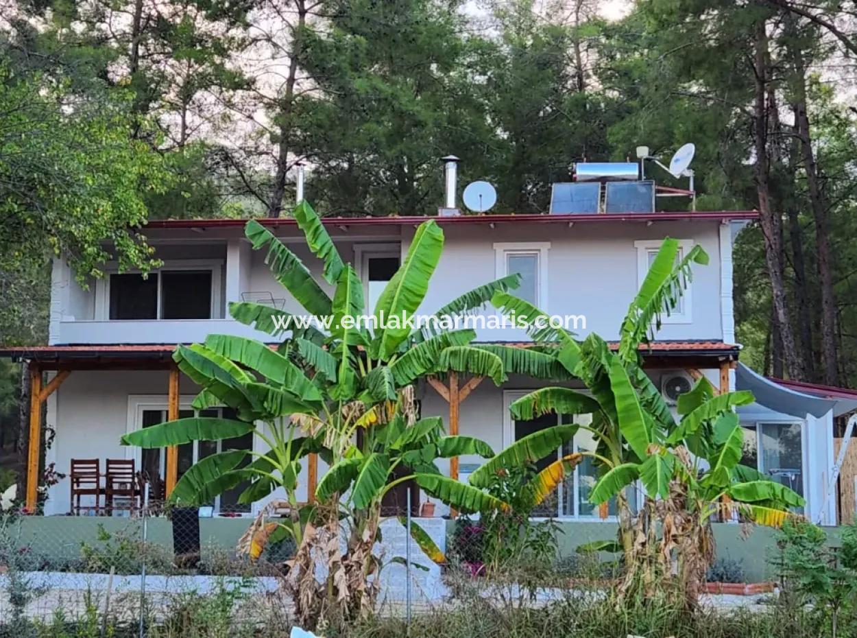 Ortaca Neighborhood For Sale 10.000 M2 Custom Made Farmhouse With Pool