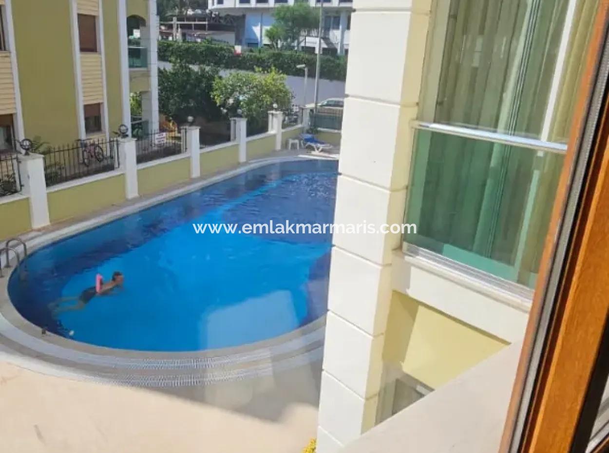 Luxury Flat For Rent With 3 1 Pool In Marmaris Siteler Neighborhood