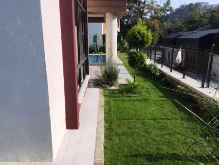 Beautiful Villa For Sale In Marmaris Beldibi District Neighborhood, Villa Smart Villa 220 M2 4 Rooms 2 Living Room