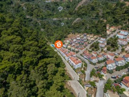 3 1 Garden Duplex Apartment For Sale In Beldibi Neighborhood Of Marmaris District In A Complex With Nature View Swimming Pool