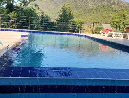 Ortaca Neighborhood For Sale 10.000 M2 Custom Made Farmhouse With Pool