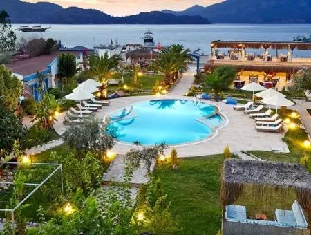 At A Distance Of 40 Km From Marmaris 30 Room Boutique Hotel By The Sea For Sale