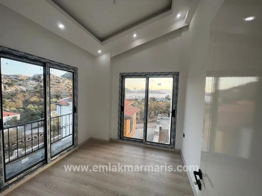 В районе Мarmaris Bozburun великолепный вид на море 4+1 новый 170 м2 продается вилла