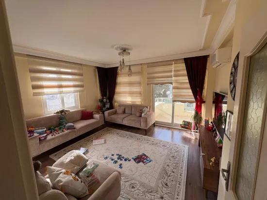 В районе Саріана 3+1 продажа Верхняя двухуровневая квартира