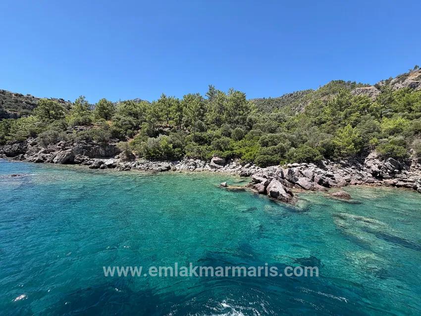 Marmaris Turunç koyunda denize sıfır 4700 m2 kontrollü kullanım alanı