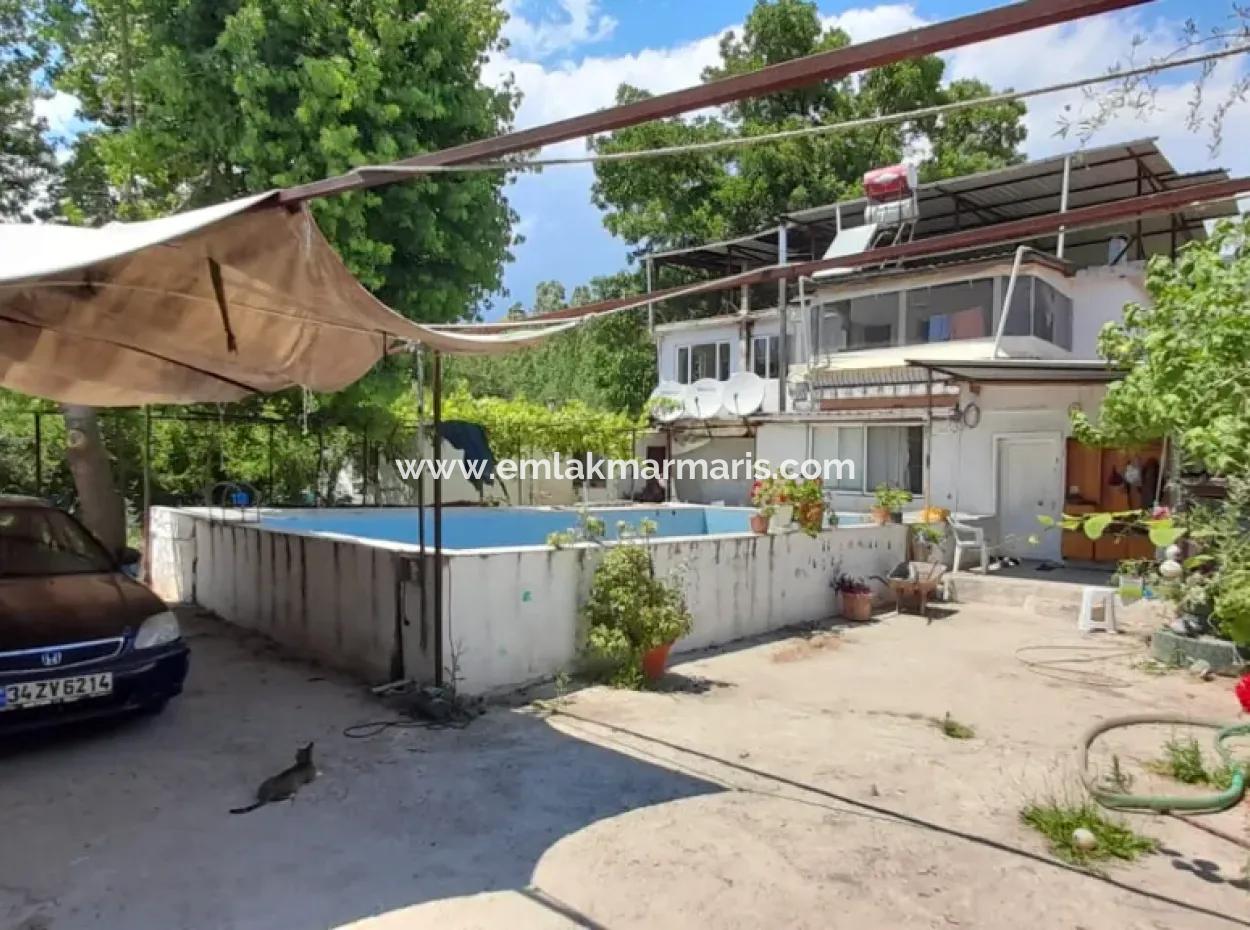 Akyaka Merkeze 3 Km Gökkova Kitesurfe 1 Km Mesafede Butik Otel Olmaya Müsait 13000M2 Çiftlik Evi