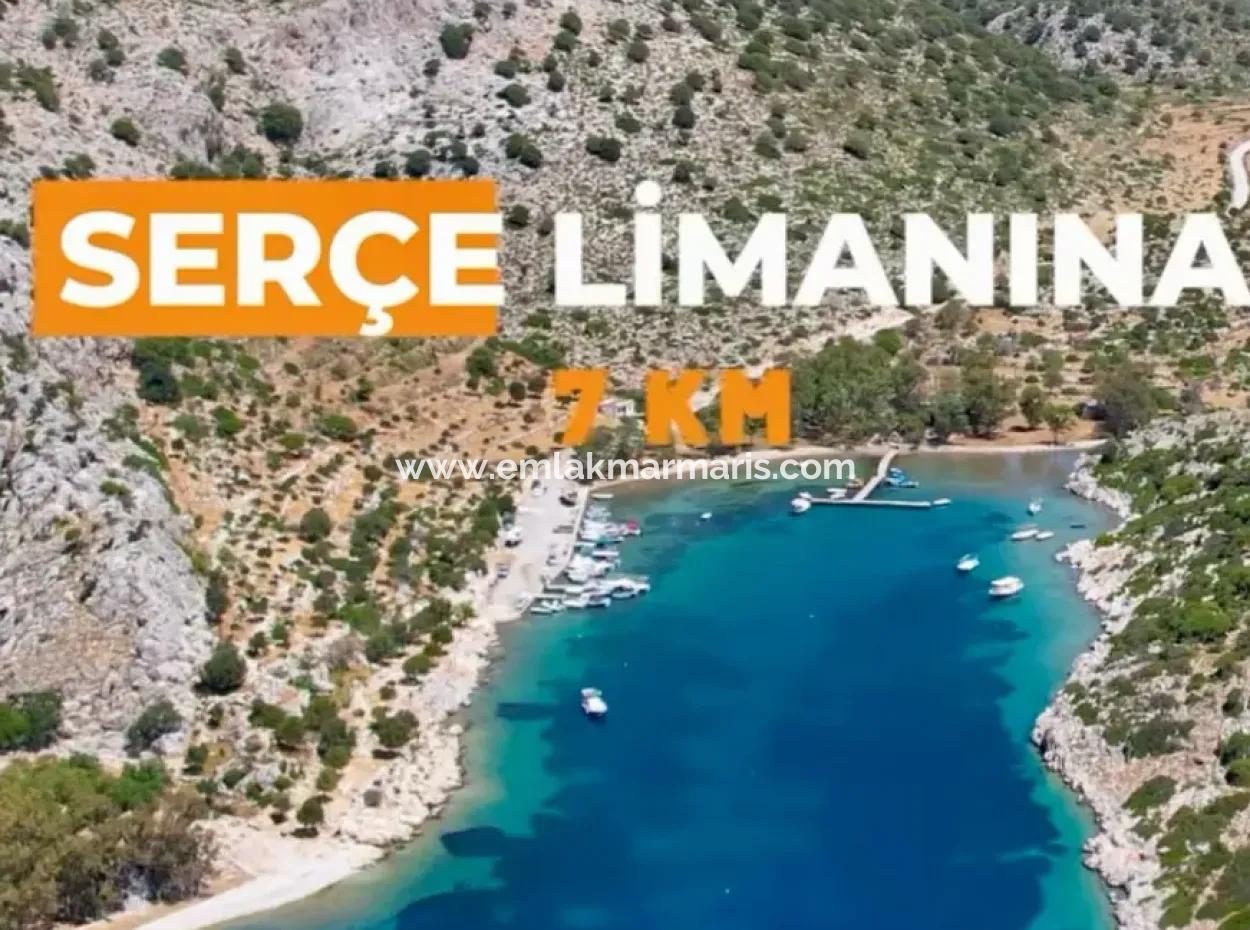 Marmaris Taşlıca Köyünde Yolu Mevcut 1500M2 3 Tapu Satılık Tarla