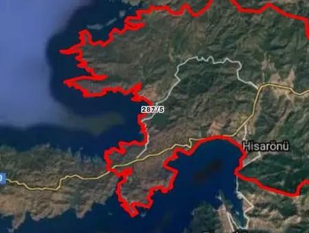 Marmaris Bördübet Koyunda Denize Sıfır Kitesurf Alanı 13000M2 Arsamız Satılıktır.